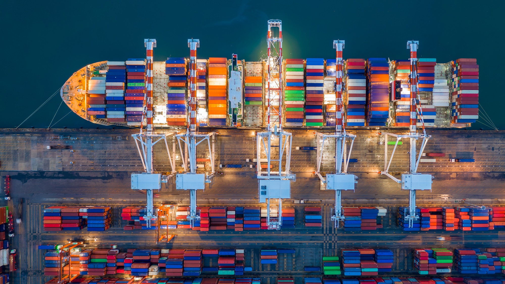 Delivery support at destination port